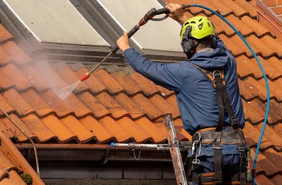 Démoussage et hydrofuge de toiture à Champmotteux